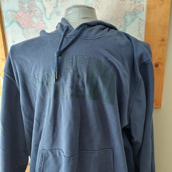 The North Face Navy Blue Large Logo Men's Hoodie Size XXXL - Picture 2 of 11